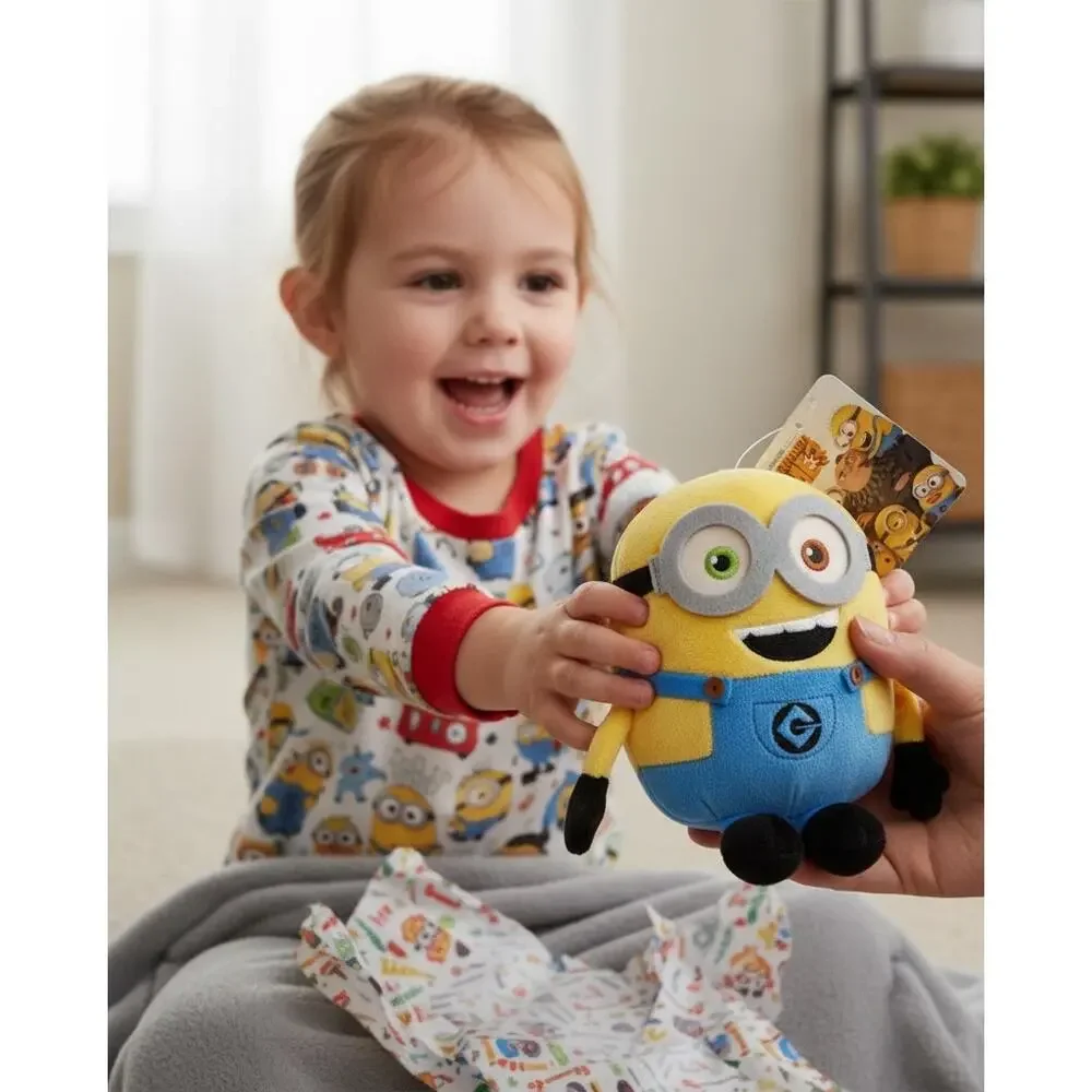 Despicable Me Minion Bob 6” Plush One Eye Green Brown NWT Stuffed Doll